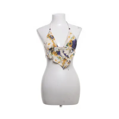 Crop top (Beige, Meerkleurig) van Pull & Bear Viscose