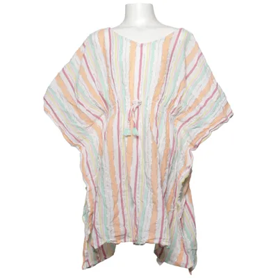 Robe de plage (Multicolore) de Zara Accessories Coton, Fibre métallique