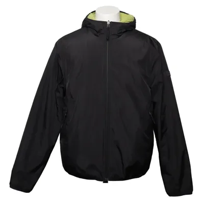 Jacket (Gray, Yellow) from Lumberjack Acrylic, Polyester