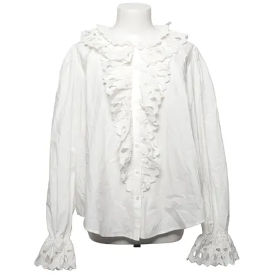 Blouse (Blanc) de H&M Coton