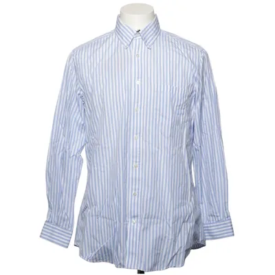 Shirt (Blauw, Wit) van Shirtonomy Katoen