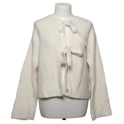 Cardigan (Hvid) fra Premium Quality Gina Tricot Akryl, Alpacauld, Elastan, Polyester