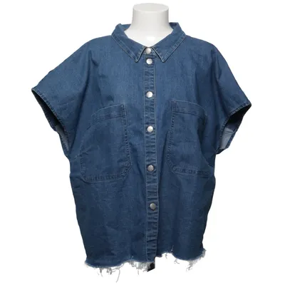 Chemise en jean (Bleu) de John Baner Coton, Élasthane, Polyester