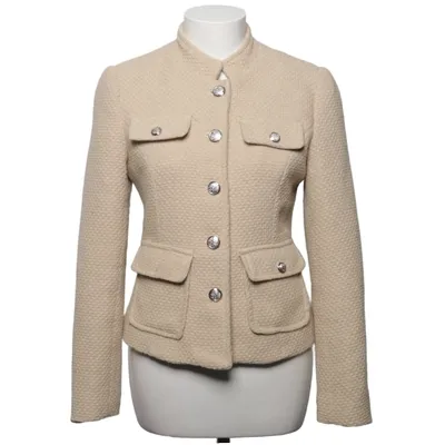 Blazer (Beige) from Frime Polyester