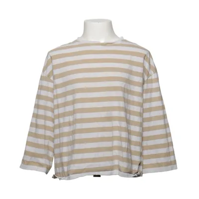 Långärmad t-shirt (Beige, Vit) från Arket Bomull