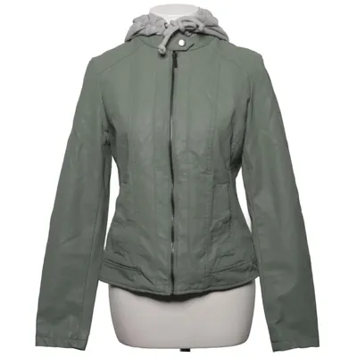 Jakke (Grøn, Grå) fra Gina Bomuld, Polyester, Polyurethan