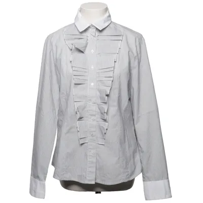 Skjorta (Grå, Vit) från Haust Bomull, Elastan, Polyester