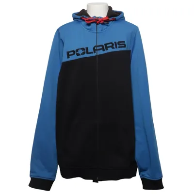 Hættetrøje (Blå, Sort) fra Polaris Elastan, Polyester