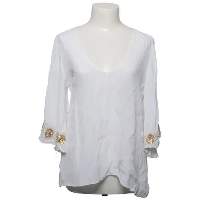 Bluse (Hvid) fra Carla Giannini Silke, Viscose