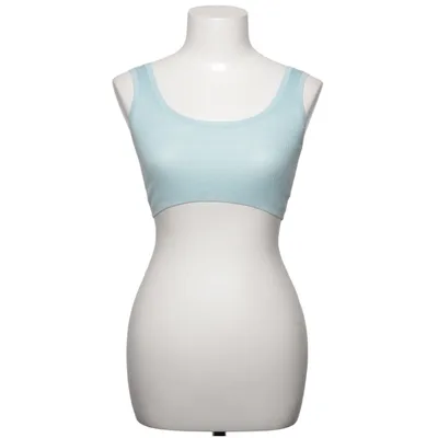 Crop top (Bleu) de Lisa Yang Cachemire