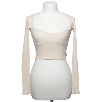 Crop Top (Beige) von Divided by H&M Baumwolle, Elasthan