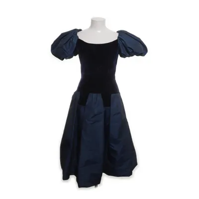 Cocktailjurk (Blauw) van Victor Costa Zijde, Viscose, Elastaan, Polyester