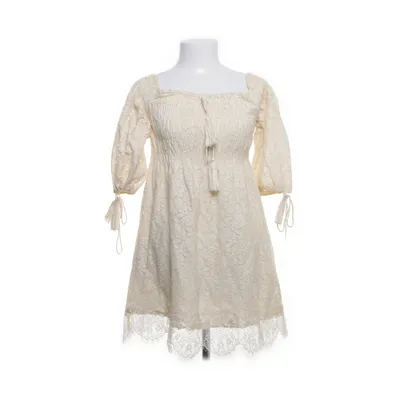 Jurk (Beige) van Mango Casual Katoen, Polyamide