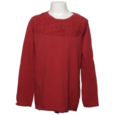 T-shirt à manches longues (Rouge) de Zara Girls Collection Coton, Élasthane