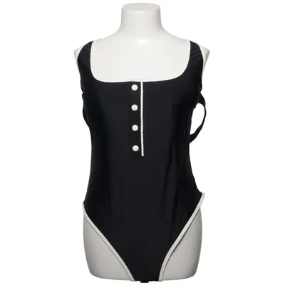 Swimsuit (Black, White) from Cupshe Elastane, Polyamide, Polyester