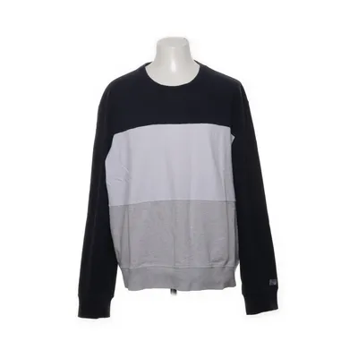 Collegetröja (Blå, Vit, Grå) från Angelo Litrico Bomull, Polyester