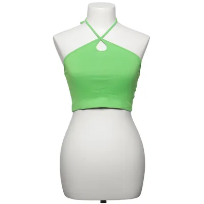 Halter neck top (Green) from Zara