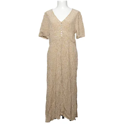 Robe longue (Jaune, Blanc) de Indiska Viscose