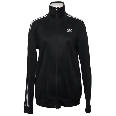 Træningsjakke (Sort, Hvid) fra Adidas Originals Bomuld, Elastan, Polyester