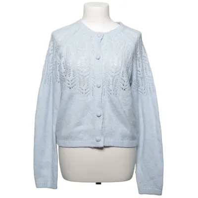 Kofta (Blå) från Lands' End Akryl, Polyester, Ull