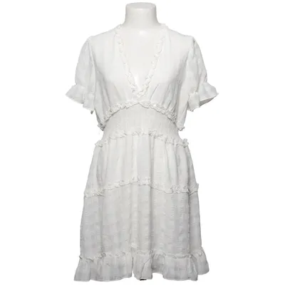 Dress (White) from Retro & Icone Elastane, Polyester