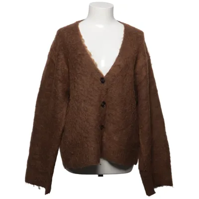 Strickjacke (Braun) von Edited Elasthan, Mohair, Polyamid, Polyester, Wolle