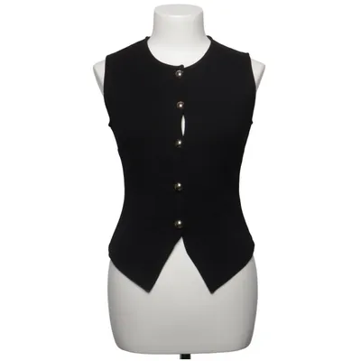 Gilet (Noir) de Gina Tricot Élasthane, Polyester, Viscose