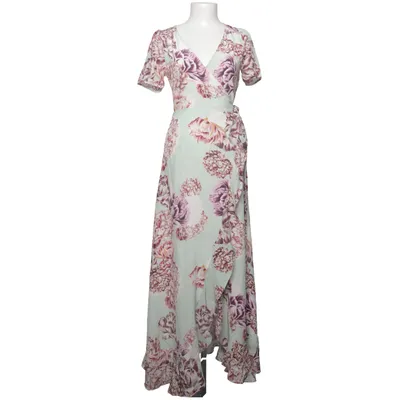 Robe longue (Vert, Violet, Multicolore) de By Malina Collection Polyester, Soie