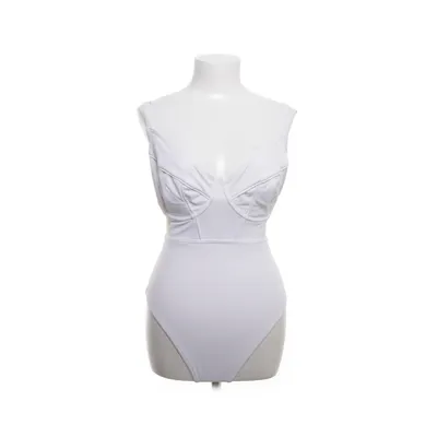 Maillot de bain une pièce (Blanc) de ASOS Swim Élasthane, Polyamide, Polyester