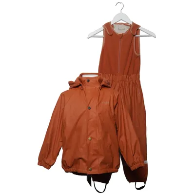Regnställ (Orange, Silverfärgad) från Kuling Polyester, Polyuretan