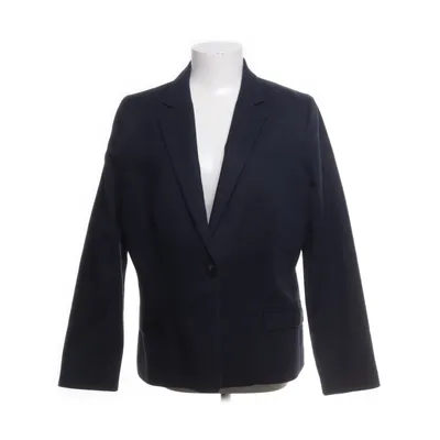 Blazer (Blå) fra Mango Basics Bomuld, Viscose, Elastan, Acetat