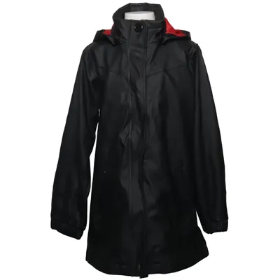Regnfrakke (Sort, Rød) fra Out Wear by Lindex Polyester, Polyurethan