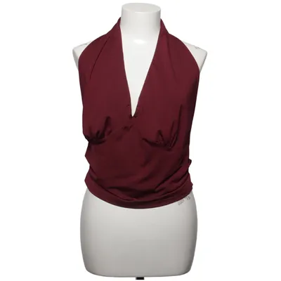 Halterneck top (Rød) fra Shein Curve Elastan, Polyester