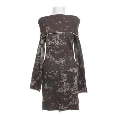 Dress (Brown, Multicolored) from Desigual Polyester, Viscose