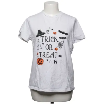 T-shirt (Wit) van VILA Katoen