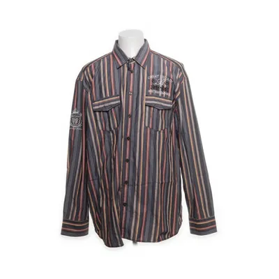 Shirt (Gray, Multicolored) from Bonita Men Cotton