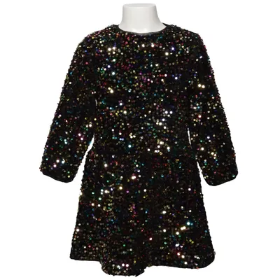 Klänning (Svart, Flerfärgad) från Rikiki Polyester