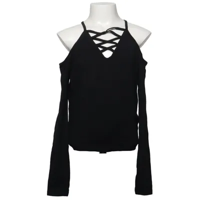Top (Black) from New Look Cotton, Elastane