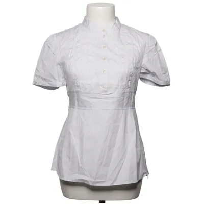 Chemise à manches courtes (Blanc, Bleu) de Marc O'Polo Coton