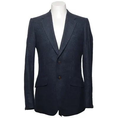 Blazer (Blauw) van Purdey Viscose, Wol
