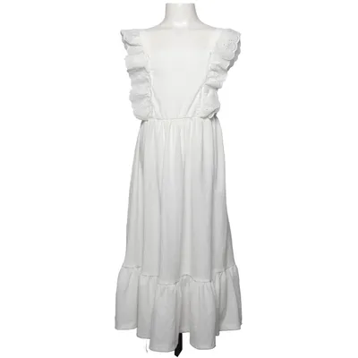 Dress (White) from Koton Kids Elastane, Polyester