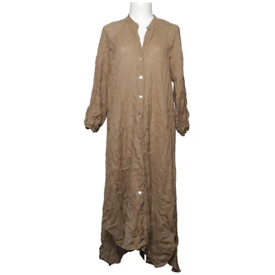 Jurk (Beige) van Zara Linnen