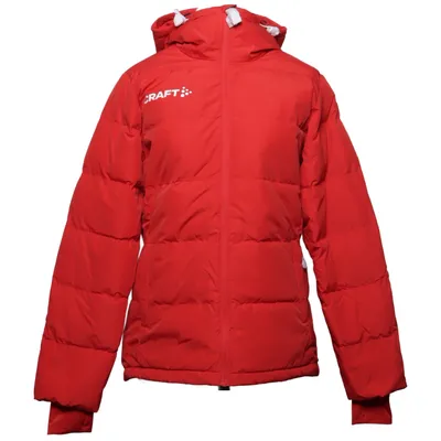 Dunjakke (Rød) fra Craft Dun, Fjer, Genanvendt polyester