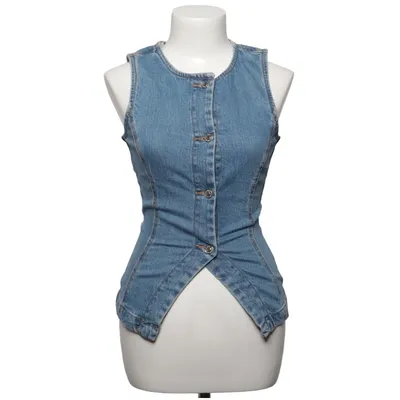 Jeansvest (Blå) fra Perfect Jeans Gina Tricot Bomuld, Elastan