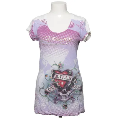 Top (Lilla, Hvid, Flerfarvet) fra Ed Hardy Bomuld
