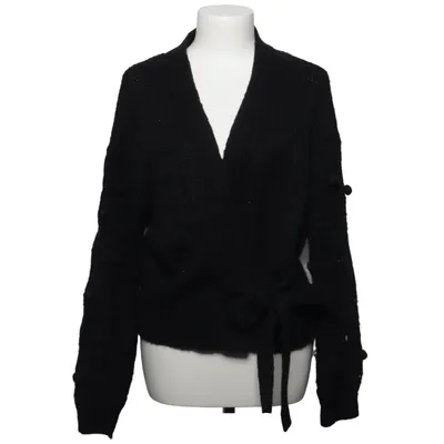 Cardigan cache-cœur (Noir) de Golden Days Acrylique, Polyamide