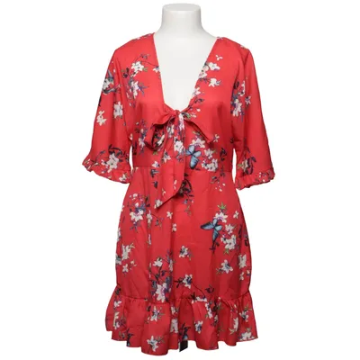Klänning (Röd, Flerfärgad) från Parisian Polyester