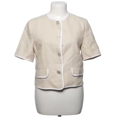 Top (Beige) van Zara Linnen, Viscose