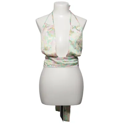 Haltertop (Groen, Roze, Geel) van Double Crazy Polyester