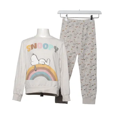Pyjama (Beige, Meerkleurig) van Peanuts Katoen, Polyester